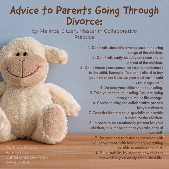 Advice to Parents Going Through Divorce - Duffee + Eitzen